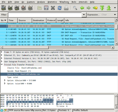 WDS in Wireshark