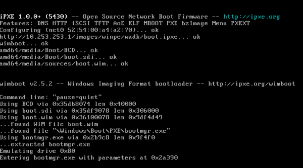 Windows PE booting